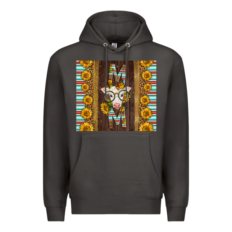 Western Baby Calf Mom Premium Hoodie by LillyAllenDesigns | Teevron