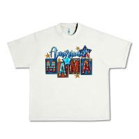 Pistachio American mama 4th of july Urban Heavy Tee - FaDigitalArtStudio