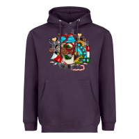 Plum Christmas sunflower gemstone nurse Heavyweight Hoodie - JahusDesignShop