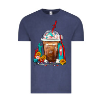 Vintage Denim Dentist Frappe Coffee Vintage Tee - FaDigitalArtStudio
