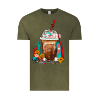 Vintage Olive Dentist Frappe Coffee Vintage Tee - FaDigitalArtStudio