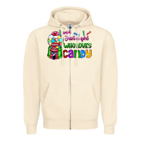 Sandshell just a girl who loves candy Zipper Hoodie - AdoDesignShop