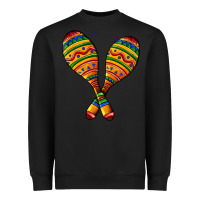 Black mexican maracas Heavyweight Sweatshirt - AdoDesignShop