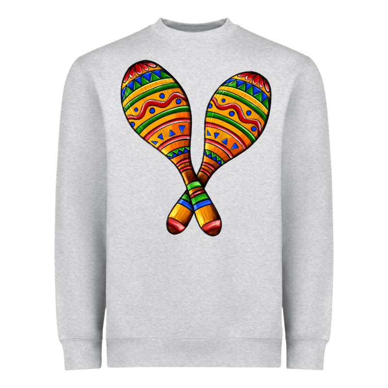Mexican Maracas Heavyweight Sweatshirt by AdoDesignShop | Teevron