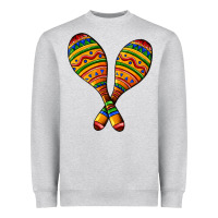 Heather Grey mexican maracas Heavyweight Sweatshirt - AdoDesignShop