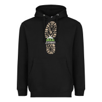 Black hiking durango colorado mountains hiking Heavyweight Hoodie - baoMotion