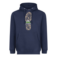 Navy hiking durango colorado mountains hiking Heavyweight Hoodie - baoMotion