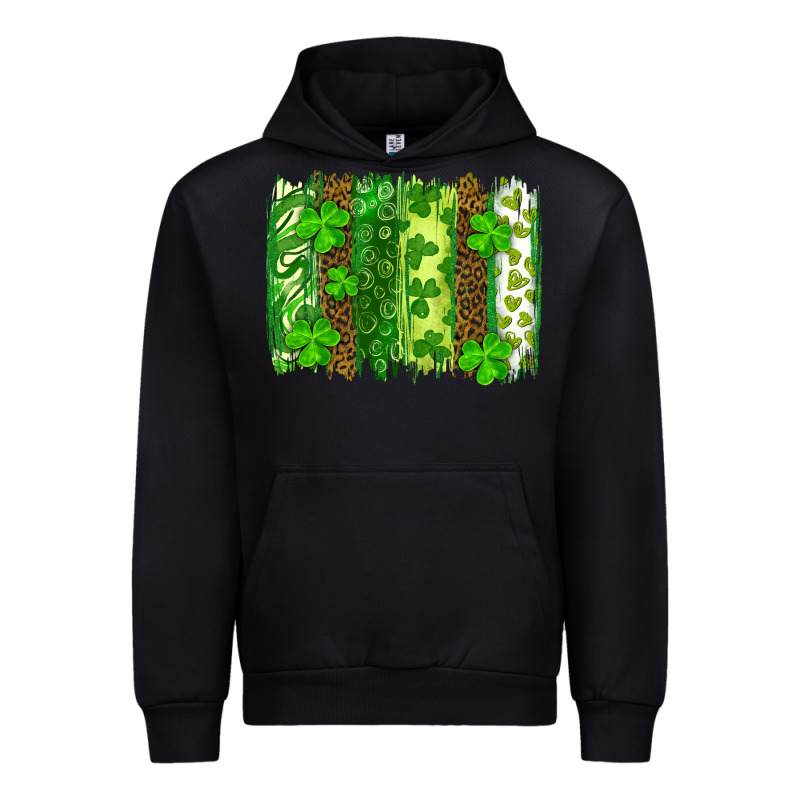 St Patrick's Day Brushstrokes Urban Hoodie by RanaPortraitStore | Teevron