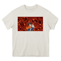 Cream wizard boy and owl Heavy Core Tee - TumblerDesignByShophia