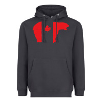 Smoke canada t shirt love canada bear proud canadian canada day t shirt Heavyweight Hoodie - baoMotion