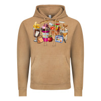 Vintage Camel Lunch Lady Coffee Cups Vintage Hoodie - FaDigitalArtStudio