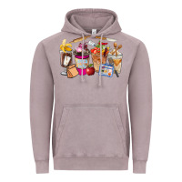 Vintage Zinc Lunch Lady Coffee Cups Vintage Hoodie - FaDigitalArtStudio