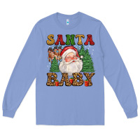 Colony Blue santa baby Long Sleeve Tee - FaDigitalArtStudio