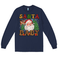 Navy santa baby Long Sleeve Tee - FaDigitalArtStudio