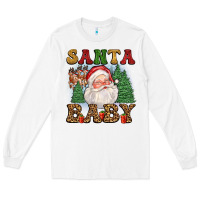 White santa baby Long Sleeve Tee - FaDigitalArtStudio