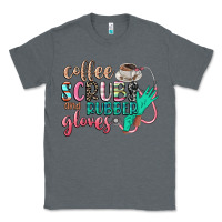 Charcoal Heather coffee scrubs and rubber gloves Classic Tee - CowGirlArtShop