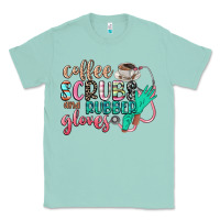 Seafoam coffee scrubs and rubber gloves Classic Tee - CowGirlArtShop