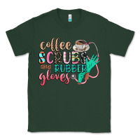 Sports Green coffee scrubs and rubber gloves Classic Tee - CowGirlArtShop