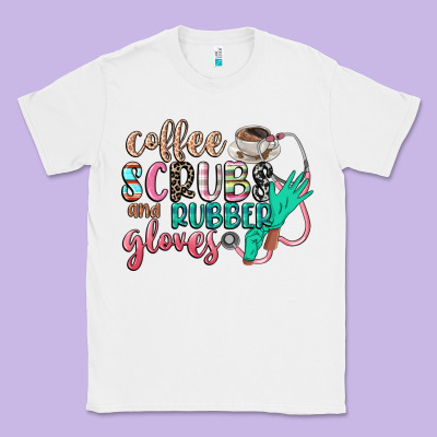 Coffee Scrubs And Rubber Gloves Classic Tee Designed By Cowgirlartshop