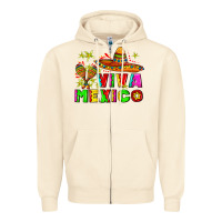 Sandshell viva mexico Zipper Hoodie - AdoDesignShop