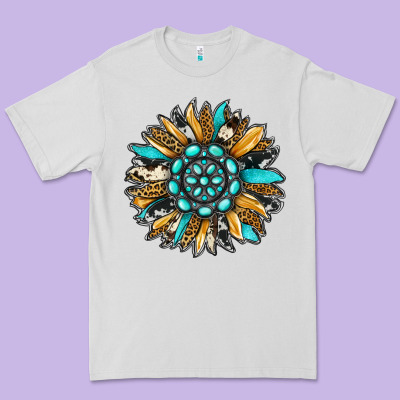 Gemstone Sunflower Premium Tee Designed By Ranaportraitstore