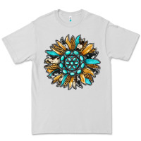 Dove Grey gemstone sunflower Premium Tee - RanaPortraitStore