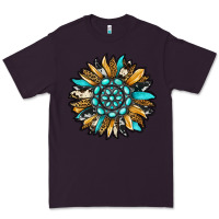 Plum gemstone sunflower Premium Tee - RanaPortraitStore