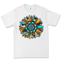 White gemstone sunflower Premium Tee - RanaPortraitStore