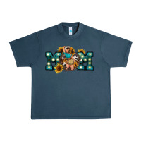 Midnight Navy Western Mom Mother's Day Urban Heavy Tee - FaDigitalArtStudio