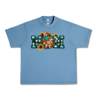 Pebble Blue Western Mom Mother's Day Urban Heavy Tee - FaDigitalArtStudio