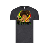 Vintage Black I am black history Vintage Tee - FaDigitalArtStudio