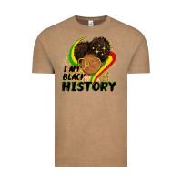 Vintage Coffee I am black history Vintage Tee - FaDigitalArtStudio