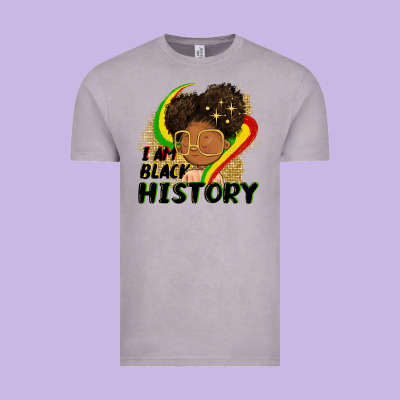 I Am Black History Vintage Tee Designed By Fadigitalartstudio