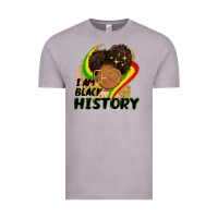 Vintage Zinc I am black history Vintage Tee - FaDigitalArtStudio