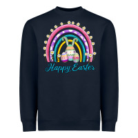 Navy easter egg bunny rainbow Heavyweight Sweatshirt - AdoDesignShop
