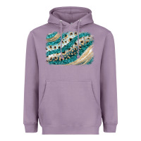 Lavender turquoise glitter background Heavyweight Hoodie - JahusDesignShop
