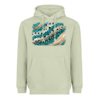 Matcha turquoise glitter background Heavyweight Hoodie - JahusDesignShop