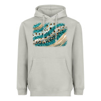 Moon Dust turquoise glitter background Heavyweight Hoodie - JahusDesignShop