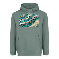 Sage turquoise glitter background Heavyweight Hoodie - JahusDesignShop