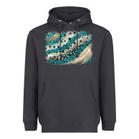 Smoke turquoise glitter background Heavyweight Hoodie - JahusDesignShop