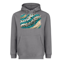 Storm turquoise glitter background Heavyweight Hoodie - JahusDesignShop