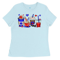 Baby Blue emt emergency medical technician coffee cups Ladies Tee - OliviaCreatesArt