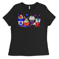Black emt emergency medical technician coffee cups Ladies Tee - OliviaCreatesArt