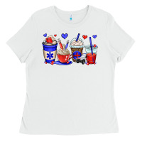 White emt emergency medical technician coffee cups Ladies Tee - OliviaCreatesArt