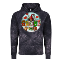 Cloud Black Christmas Gnome Vintage Hoodie - FaDigitalArtStudio