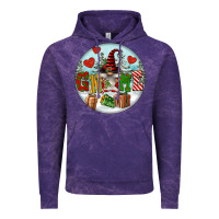 Cloud Purple Christmas Gnome Vintage Hoodie - FaDigitalArtStudio