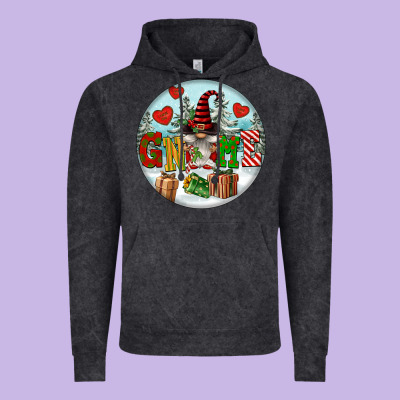 Christmas Gnome Vintage Hoodie Designed By Fadigitalartstudio