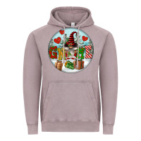 Vintage Zinc Christmas Gnome Vintage Hoodie - FaDigitalArtStudio