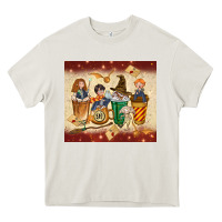Cream wizards coffee cups Heavy Core Tee - TumblerDesignByShophia