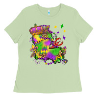 Matcha louisiana map mardi gras olivia Ladies Tee - OliviaCreatesArt